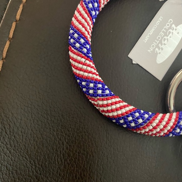 💎 TRENDY SEED BEAD  KEY CHAIN BANGLE 💎 - Picture 2 of 8